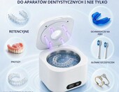 Myjka ultradźwiękowa 340 ml z lampą UV – urządzenie czyszczące – zdjęcie 5