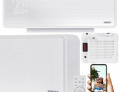 Eberg Q4 Kurtyna powietrzna 2 kW WiFi – nagrzewnica ścienna, biała – zdjęcie 1