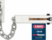 ABUS Łańcuch do drzwi SK66 - zabezpieczenie antywłamaniowe, biały – zdjęcie 1