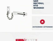 ABUS Łańcuch do drzwi SK66 - zabezpieczenie antywłamaniowe, biały – zdjęcie 2