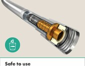 Hansgrohe Isiflex wąż prysznicowy 1,6 m, chrom, nie plącze się – zdjęcie 5