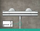 Hansgrohe Crometta zestaw prysznicowy z termostatem, biały/chrom – zdjęcie 4