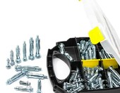 T.K.Excellent Kołki rozporowe metalowe z wkrętami 68 szt. - zestaw – zdjęcie 3