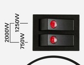 TROTEC Konwektor TCH 19 E Grzejnik elektryczny 2000 W – zdjęcie 5