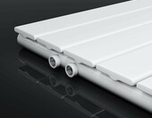 ELEGANT Grzejnik dekoracyjny panelowy 630x616 mm, biały – zdjęcie 2