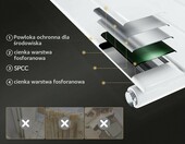 ELEGANT Grzejnik dekoracyjny panelowy 630x616 mm, biały – zdjęcie 4