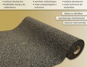 Trecor podkład gumowo-korkowy 2 mm - izolacja pod panele, 1 m2 – zdjęcie 4