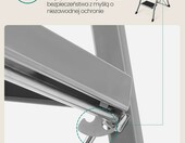 SONGMICS drabina 3-stopniowa składana ze stali, 150 kg – zdjęcie 4