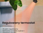 Pro Breeze Grzejnik łazienkowy ceramiczny 2000 W z termostatem, czarny – zdjęcie 5
