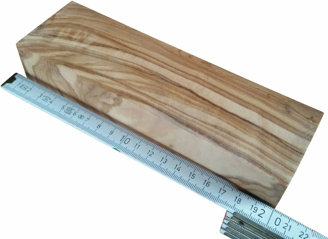 D.O.M. Kantówka z drewna oliwnego 60x60x200 mm - kloc rzemieślniczy