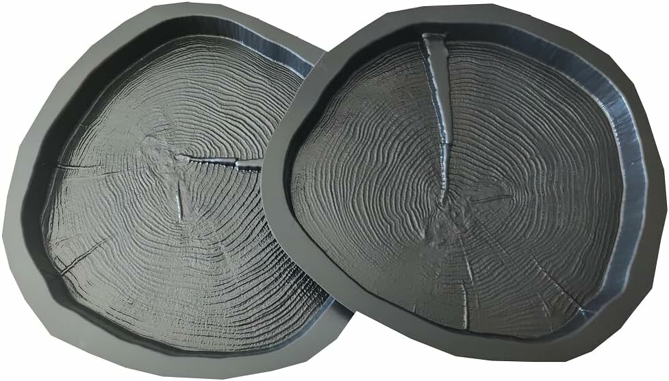 FHONYX Forma do betonu plaster pnia 34x38 cm - 2 szt., ścieżki ogrodowe