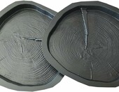 FHONYX Forma do betonu plaster pnia 34x38 cm - 2 szt., ścieżki ogrodowe – zdjęcie 1