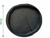 FHONYX Forma do betonu plaster pnia 34x38 cm - 2 szt., ścieżki ogrodowe – zdjęcie 2