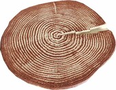 FHONYX Forma do betonu plaster pnia 34x38 cm - 2 szt., ścieżki ogrodowe – zdjęcie 3