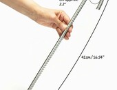 COM-FOUR Kotwy gruntowe XL 8 szt. - stalowe śledzie do namiotów i trampolin – zdjęcie 5