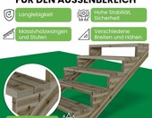 Gartenwelt Riegelsberger schody tarasowe 5 stopni, drewno sosnowe – zdjęcie 2