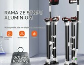 VEVOR szczudła budowlane regulowane 61-101,6 cm, aluminium – zdjęcie 4