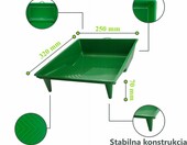 ToolSpace zestaw malarski – 2 wałki i kuweta na farbę 25 cm – zdjęcie 2