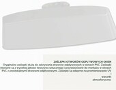 Estika Zaślepki odwodnienia okiennego 25 szt. 36 mm, białe – zdjęcie 2