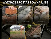 ToolSpace sznur murarski 100 m, zestaw 6 szt, czerwony/żółty – zdjęcie 3