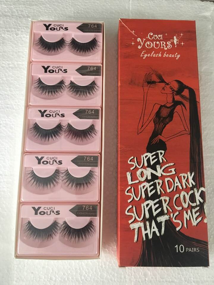 Sztuczne rzęsy samoprzylepne ręcznie wykonane Eyelashes 10 par rzęs