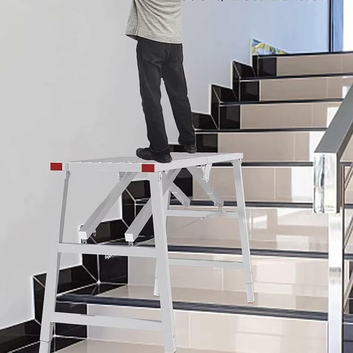 Elitix rusztowanie schodowe składane, regulowane 48-140 cm