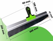 ToolSpace szpachla fasadowa ze stali nierdzewnej 600 mm – zdjęcie 2