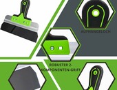 ToolSpace szpachla fasadowa ze stali nierdzewnej 600 mm – zdjęcie 3