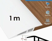 Hengrongshen Listwa progowa samoprzylepna PVC 1 m, biała – zdjęcie 2