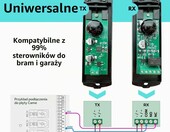 domyno Fotokomórki podczerwieni do bramy 12/24 V, para nadajnik-odbiornik – zdjęcie 4
