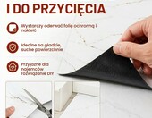 CYEER Panele winylowe samoprzylepne 3,6 m2, biały marmur 30x30 cm – zdjęcie 3