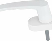 CHUIFAI Klamki okienne 35 mm 10 szt., białe, bez cylindra – zdjęcie 5