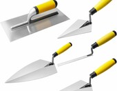 Aicharynic zestaw 5 kielni murarskich ze stali nierdzewnej – zdjęcie 1