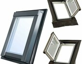 SkyLight Okno dachowe obrotowe PVC 55x78 cm, 2-szybowe – zdjęcie 1