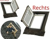 SkyLight Okno dachowe obrotowe PVC 55x78 cm, 2-szybowe – zdjęcie 3
