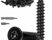 Mbsomnus Wkręty do drewna Torx M4x20 mm 100 szt., stal nierdzewna – zdjęcie 1
