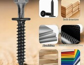 Mbsomnus Wkręty do drewna Torx M4x20 mm 100 szt., stal nierdzewna – zdjęcie 5