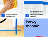 GAUDER drzwi przeciwpyłowe z zamkiem 110x220 cm, 2 szt. – zdjęcie 4