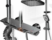 Wiorhix Zestaw prysznicowy XXL z deszczownicą 31,5 cm - kolumna – zdjęcie 1