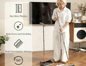 Mitclear Zestaw szufelki i miotły z długim uchwytem, obrót 180° – zdjęcie 2