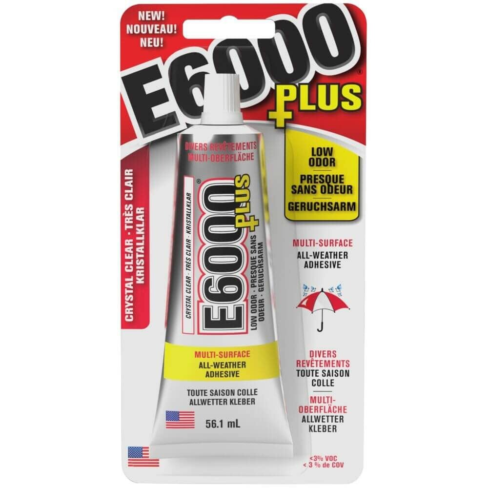 E6000 Plus klej uniwersalny przezroczysty wodoodporny 56,1 ml