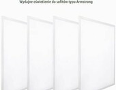 Panel LED 60x60 cm 48W do sufitu podwieszanego, zestaw 4 szt. – zdjęcie 2
