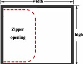 LIJINBO folia izolacyjna na okno 2,5 x 3 m z zamkiem błyskawicznym – zdjęcie 2