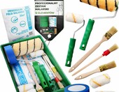 ToolSpace 12-częściowy zestaw malarski: wałki, pędzle, taśma, kuweta – zdjęcie 1