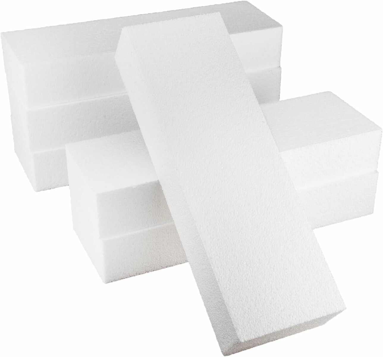 MCE-Commerce bloki styropianowe białe 30x10x5 cm, 6 szt.