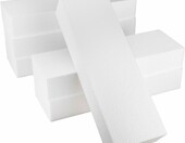 MCE-Commerce bloki styropianowe białe 30x10x5 cm, 6 szt. – zdjęcie 1