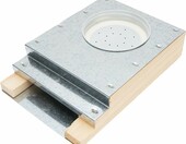Podkarmiaczka wylotowa do ula typu Boardman, drewno i aluminium – zdjęcie 1