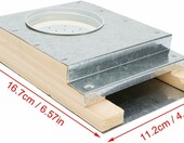Podkarmiaczka wylotowa do ula typu Boardman, drewno i aluminium – zdjęcie 2