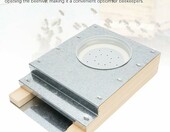 Podkarmiaczka wylotowa do ula typu Boardman, drewno i aluminium – zdjęcie 5