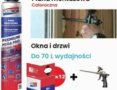 Polynor Premium Mega Pro 70 piana montażowa z pistoletem, 12 szt. – zdjęcie 2